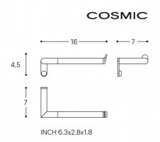 MEDIDAS PORTARROLLOS DERECHO SIN TAPA MICRA COSMIC